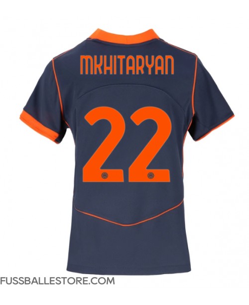 Günstige Inter Milan Henrikh Mkhitaryan #22 3rd trikot Damen 2025-26 Kurzarm Günstige Inter Milan Henrikh Mkhitaryan #22 3rd trikot Damen 2025-26 Kurzarm